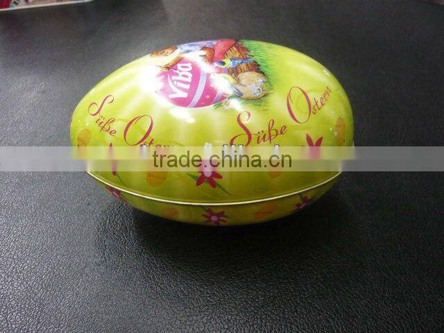 Manufacture Easter Egg Metal Tin