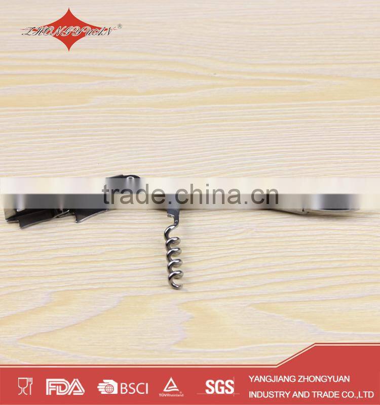 multifunction custom bottle can opener wine corkscrew