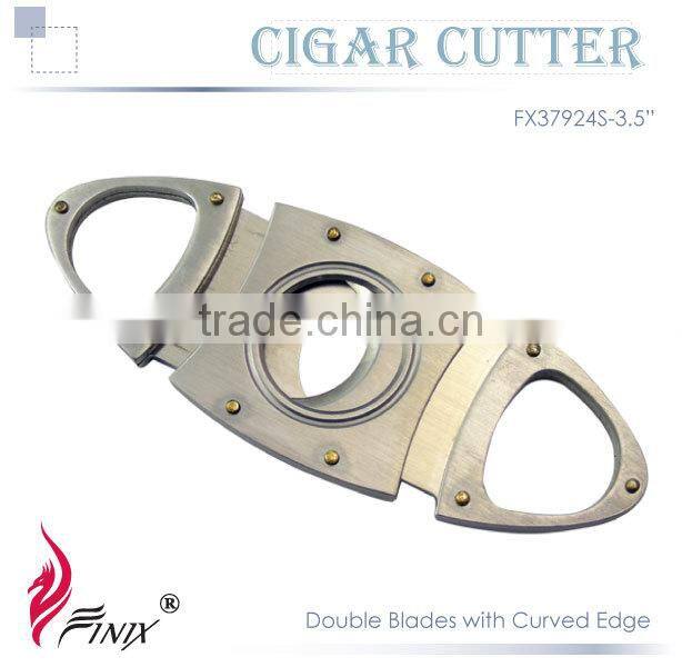 Oval Shaped Stainless Steel Blade Cohiba Cigar Cutters