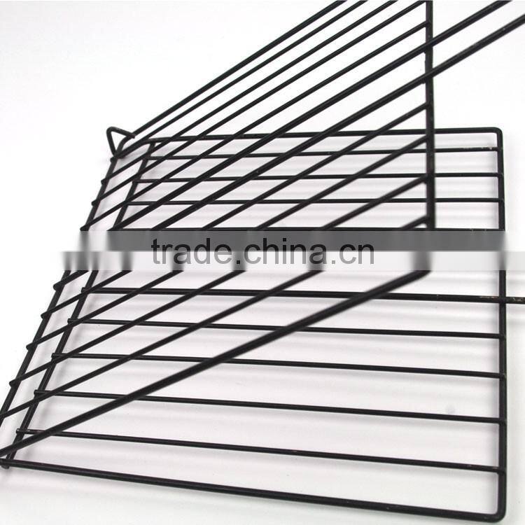 Non-stick grill rack with wooden handle