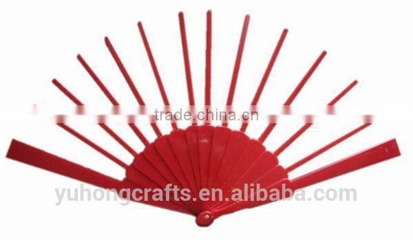 Promotional hand plastic fan frame
