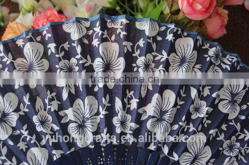 Bamboo crafts advertising fan for promotion