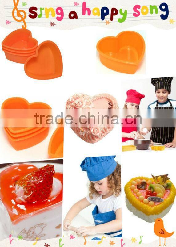 Wholesale silicone molds heart shaped