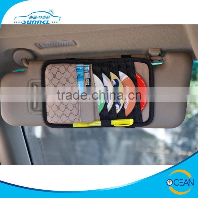 Car Visor Organizer for CD , Car Sunshade Organizer