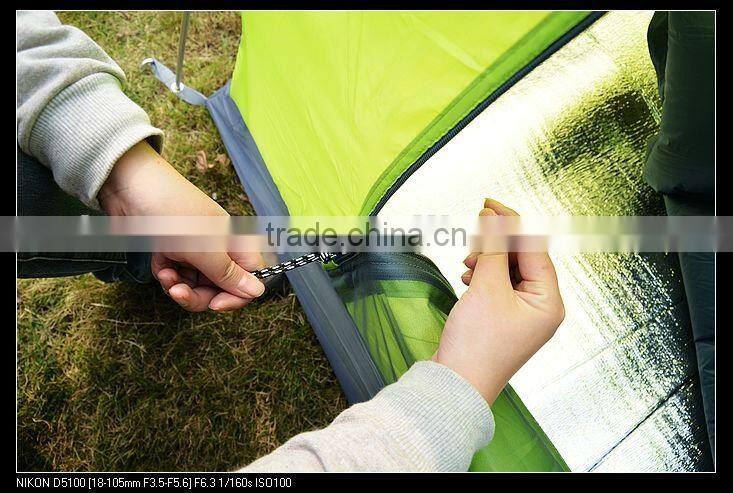 Mellow and full double layer 1-2persons camping tent