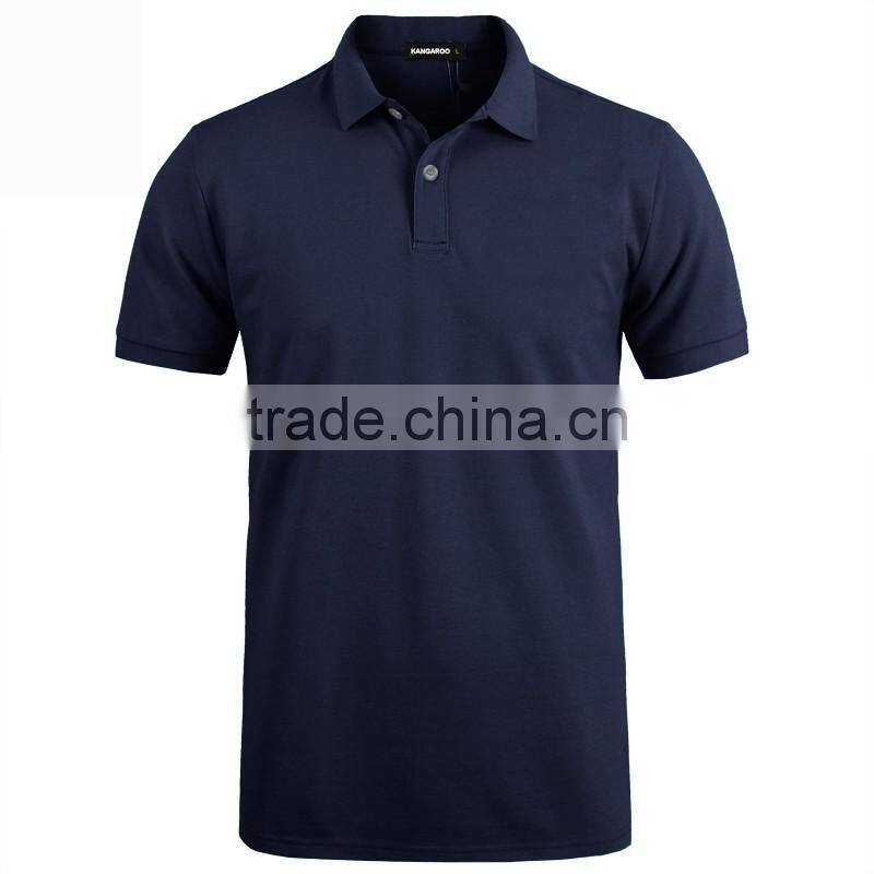 Navy Blue High Quality Factory Mens Polo Shirt