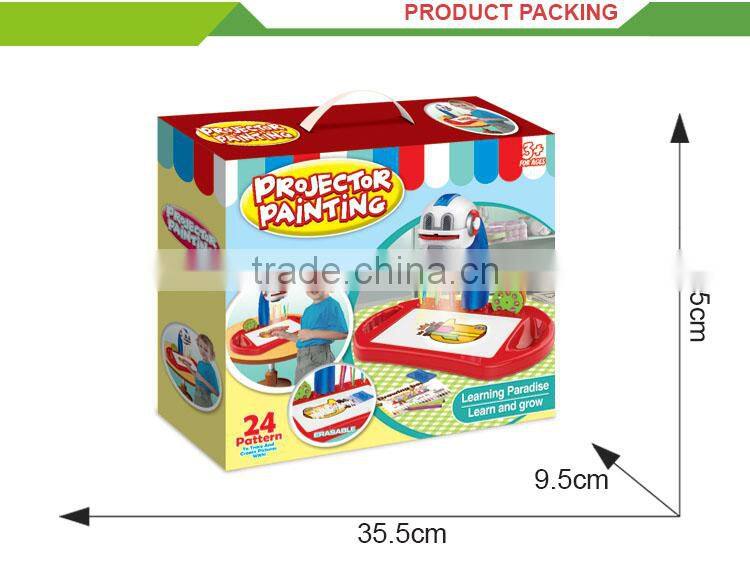 High quality children set Intelligent cartoon board drawing projector