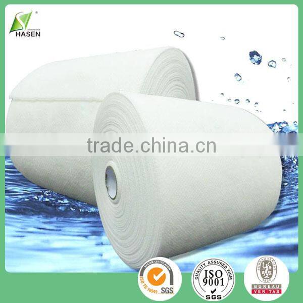 High quality Disposable Spunlace Nonwoven makeup soft tulle roll/tissue/soft towel roll Wholesale China
