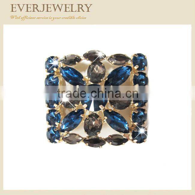 2017 fashion rhinestone metal shoe buckles for ladies sandal