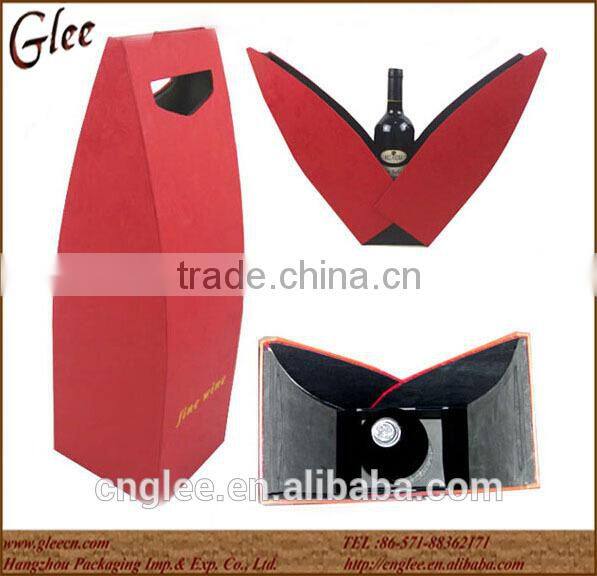 Good quality custom paper cardboard wine bottles box