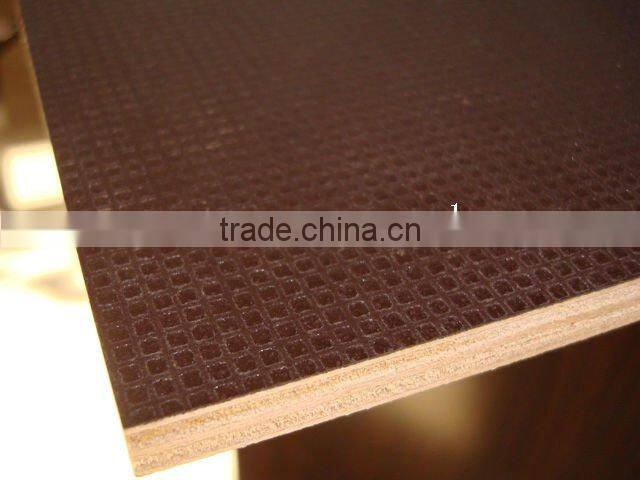 18mm marine plywoodwith words on film from china factory
