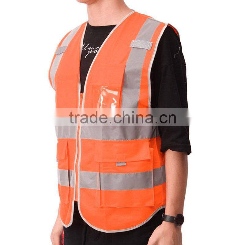 custom high visibility reflective safety shirt Work wear