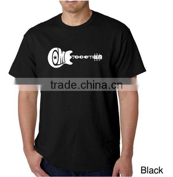 Pop Art Men's Printed Guitar T-shirt