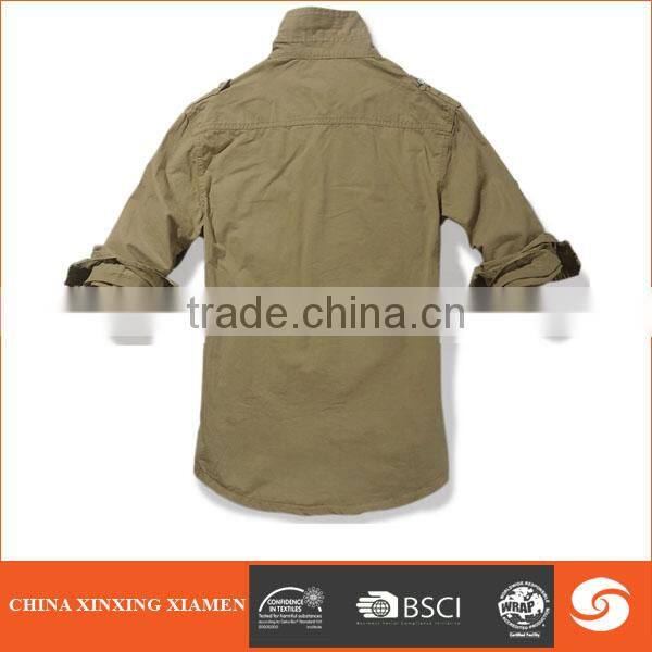 Hot sale Fashion Long Sleeves Men Work Shirt for Spring