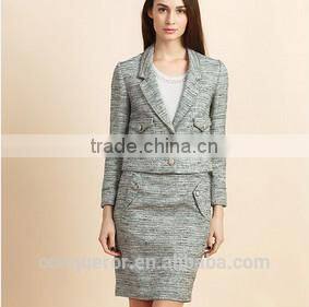 100% new wool ladies skirt suits latest design WMSU20150013