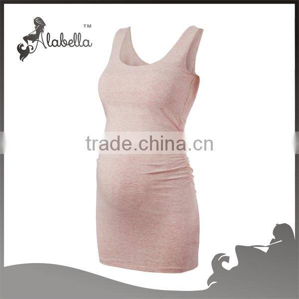 Wholesale latest design maternity clothes long tank tops