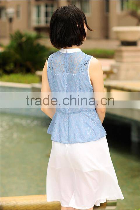 Fashion Ladies New Fashion Lace Blouse Designs