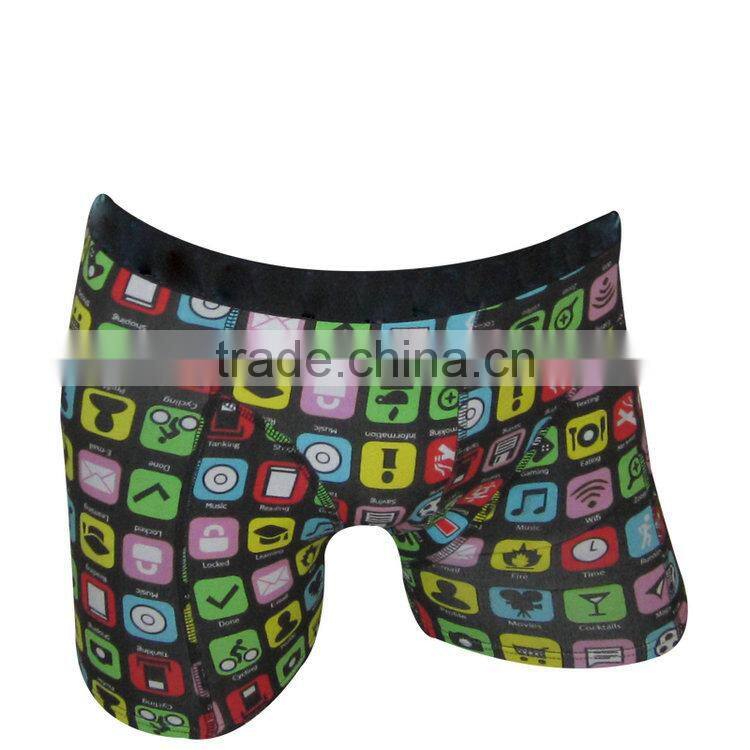 Mens top quality good design fashion boxer shorts trunk