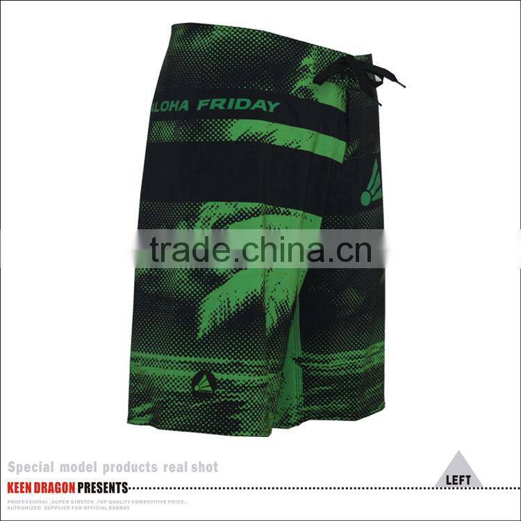 Neon green custom boardshorts wholesale