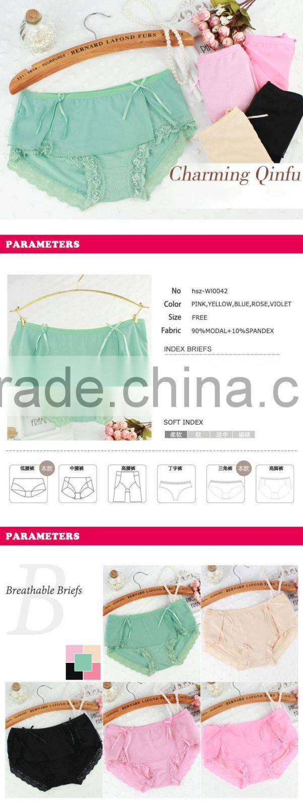 High quality fashion wholesale breathable lace womens underwear sexy young girl wearing underwear