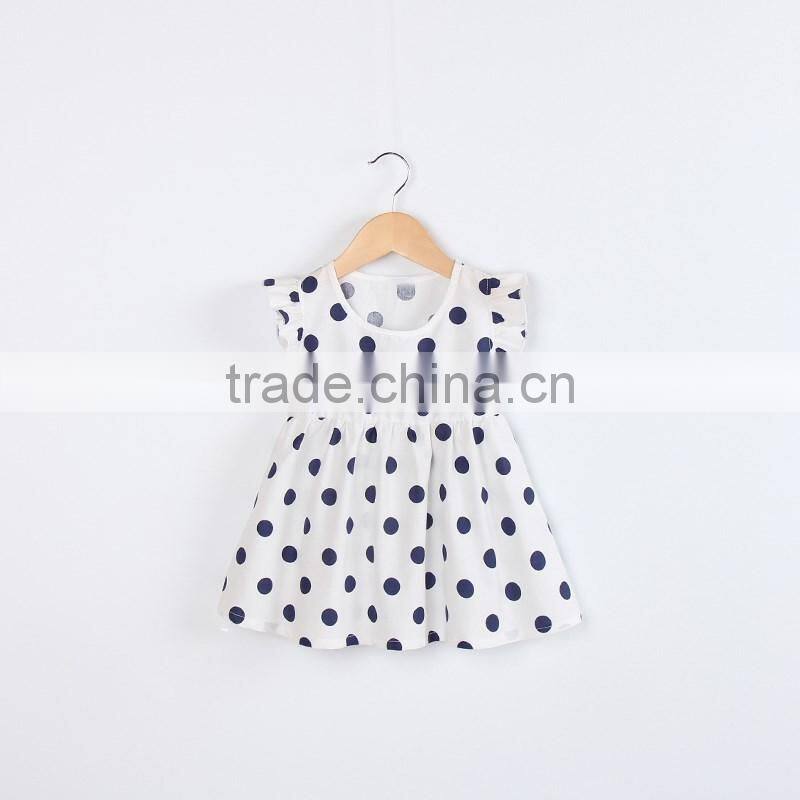 Wholesale Baby Girl Frocks Cotton Dress Gingham Design Girls Birthday Ruffle Dresses Clothing