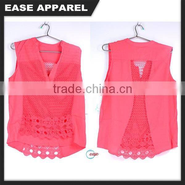 customized wholesale china latest crochet blouse