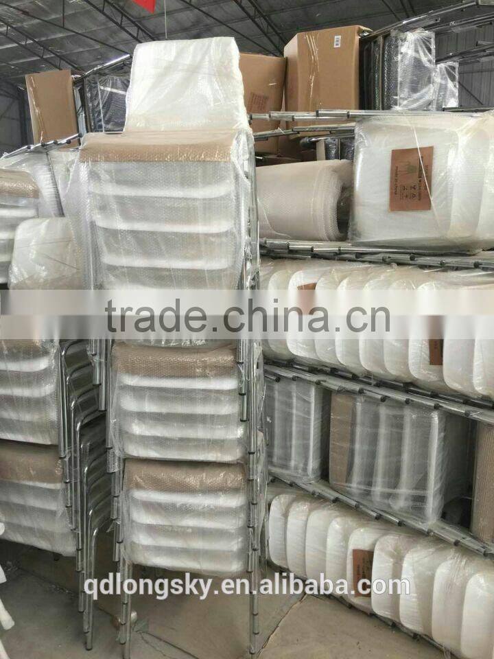 LS-4004 new plastic school chair with steel frame PP cheap plastic restaurant chair