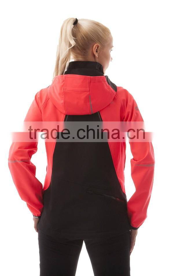 Fashion lightweight woman jackets active windproof cycling jacket