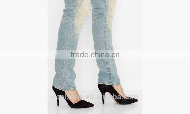 2015 new fashion popular women slim denim jean