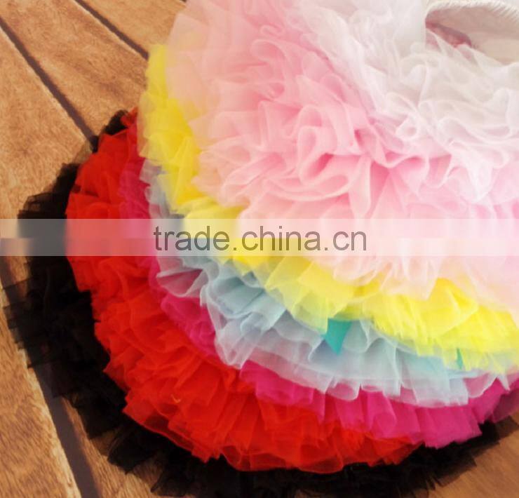 Summer Skirt Girls Rainbow Tutu Skirt/ factory directly children tutu rainbow baby girls tutu skirt