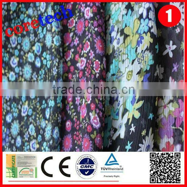 Hot sale popular high quality chiffon fabric factory