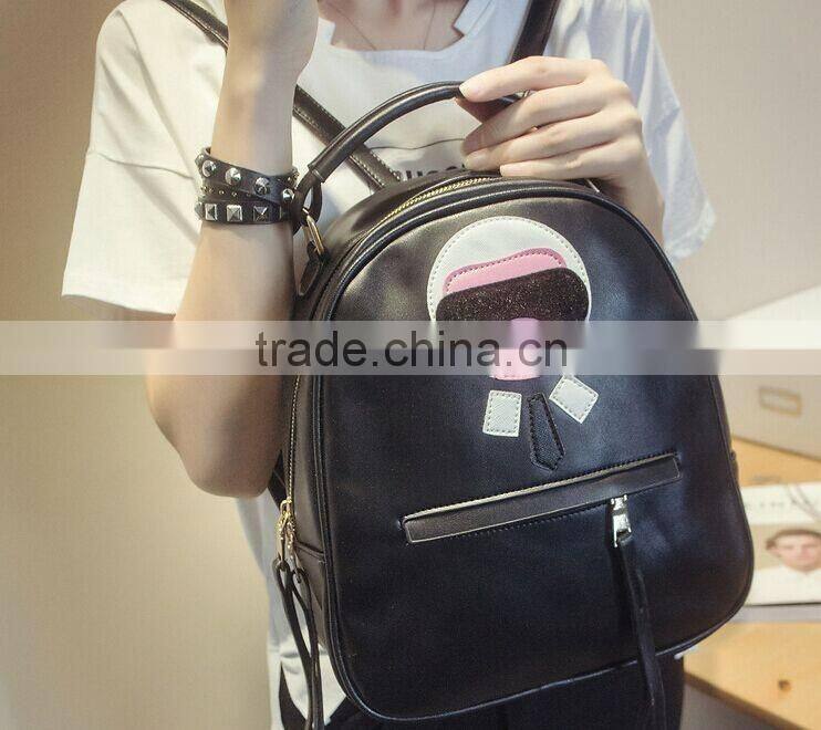 Ladies big size tote hollow bags women handbag with inner little shoulder bag