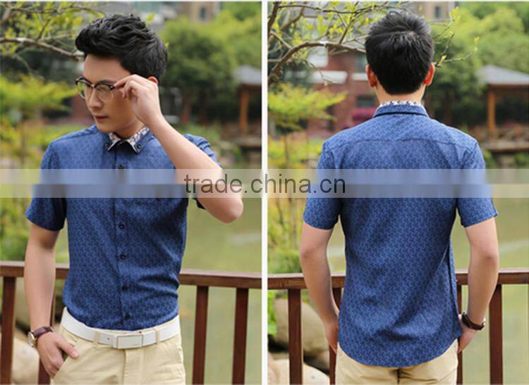 Short sleeve printed fashionable fit t-shirt for men