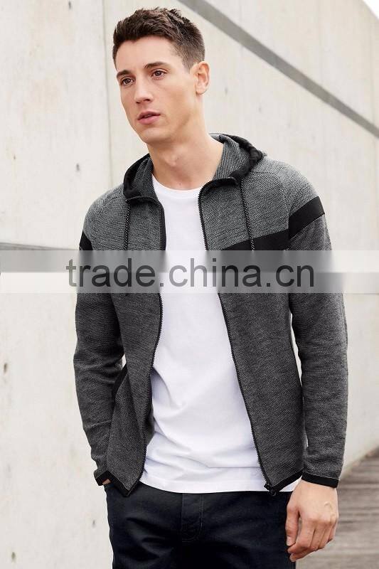 Fashionable Men's Cardigan Sweater Hoodies Top