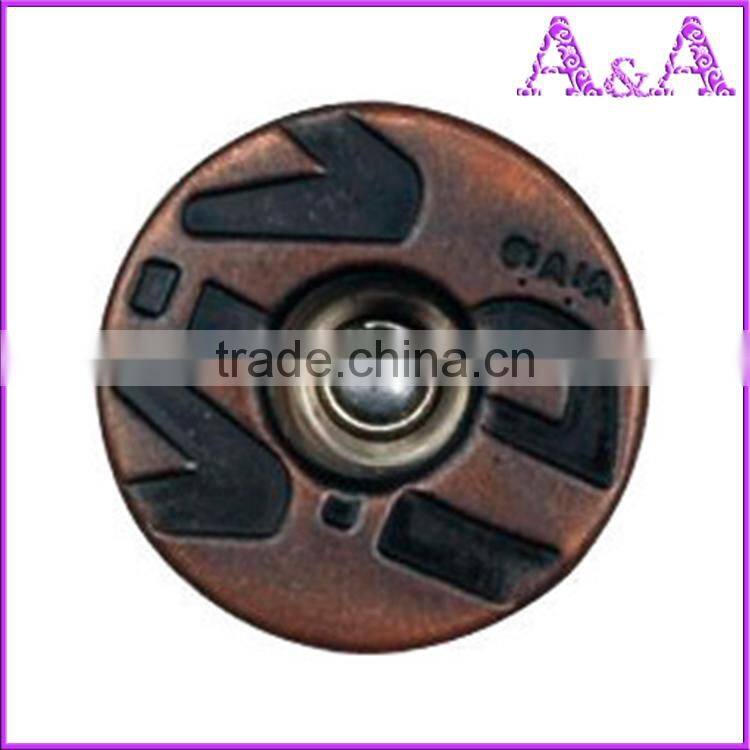 Supply top quality BRASS JEANS BUTTONS jeans buttons 18L-40L