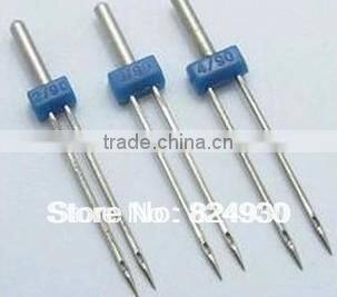 Domestic sewing machine parts Twin needle 90/14 for most of domestic sewing machine
