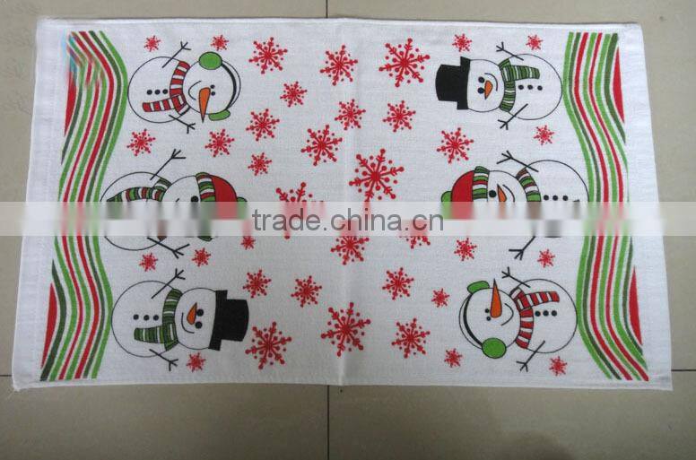 Custom printed sunflower cotton cheap bulk tea towels china supplier