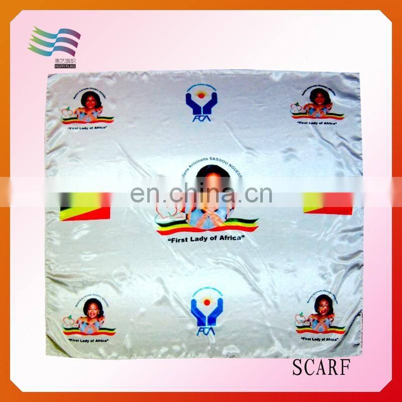 Fashion Shiny Women Satin Scarf