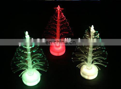 Promotional Gifts Fiber Optic led Mini Christmas Tree color changing