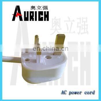 uk BS type low voltage power cord and plug for commputer