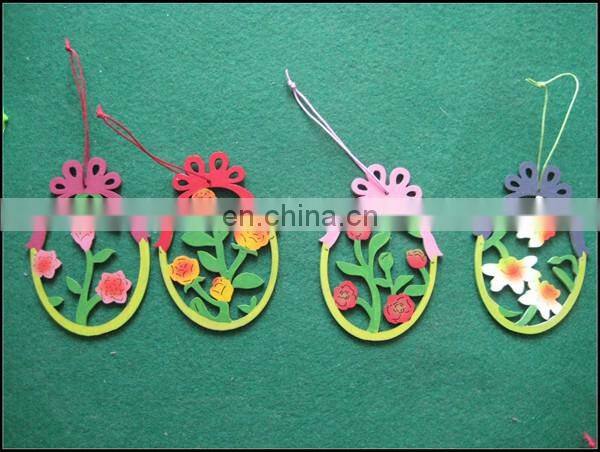 Easter decoration, decorative wooden easter egg