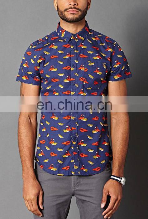 100% Cotton Best Selling Good Quality Design Man Shirt