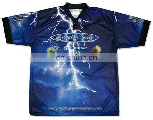 dye sublimation fishing jersey custom sublimation jerseys