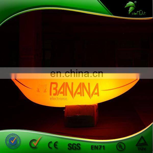 Promotional LED Inflatable Advertising Banana, PVC Inflatable Banana Toy For Advertising