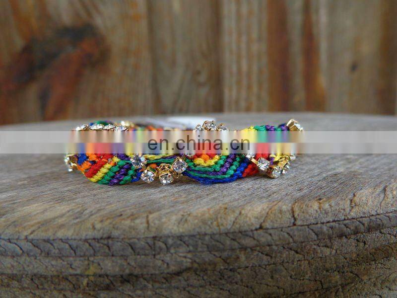 Rope Rhinestone Bracelet