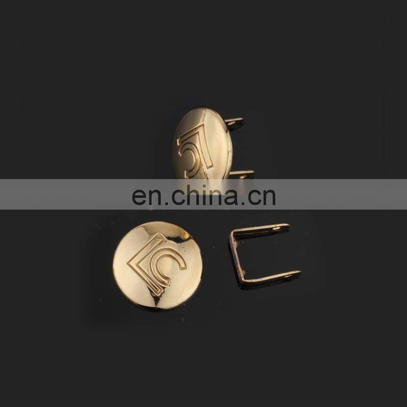 customized label with embossed letters custom metal bag label