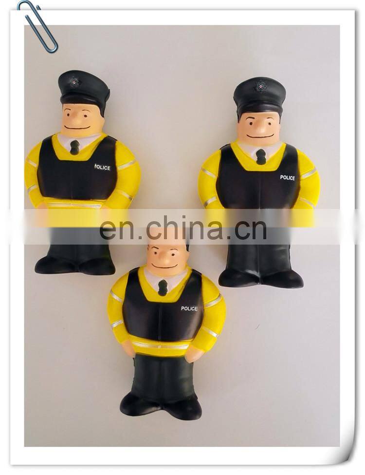 new hot sale high quality PU stress ball police funny toy/customed PU promotional gift