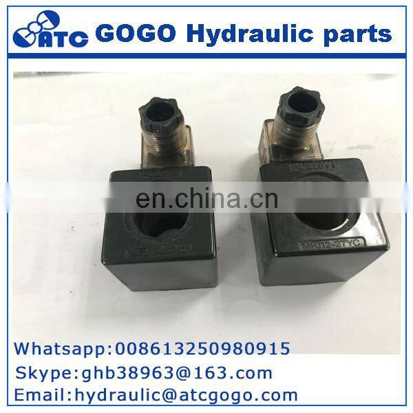 AC220v Hydraulic Solenoid Valve Coil With Teminal Box Connector