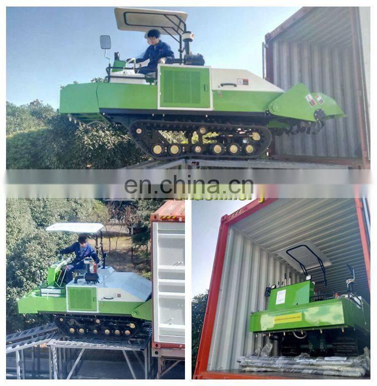 Agricultural Crawler Tractor Water Field Rotary Tiller Cultivator
