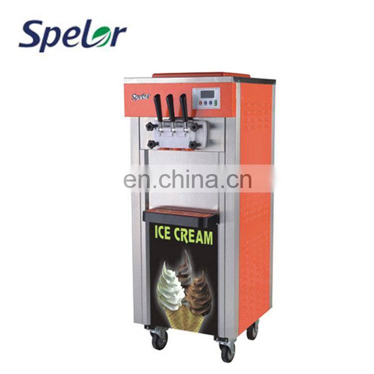 Hightly-Efficient 18-25L/H Orange Ice Cream Blending Cone Packing Machine For Home